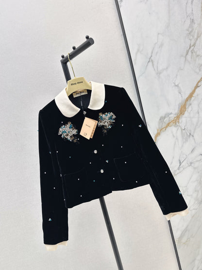 Miu 25fw  beaded jacket