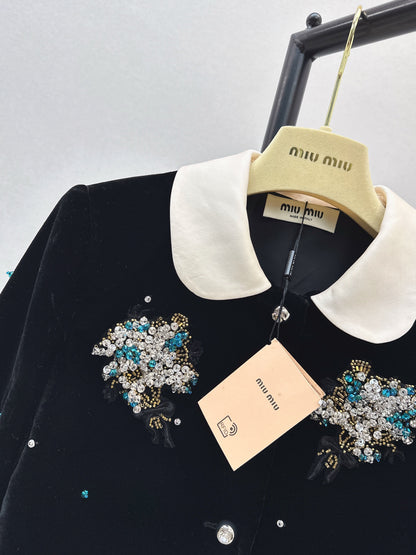 Miu 25fw  beaded jacket