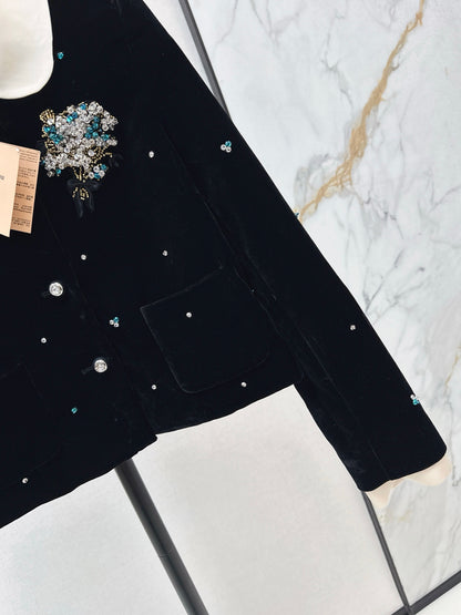Miu 25fw  beaded jacket