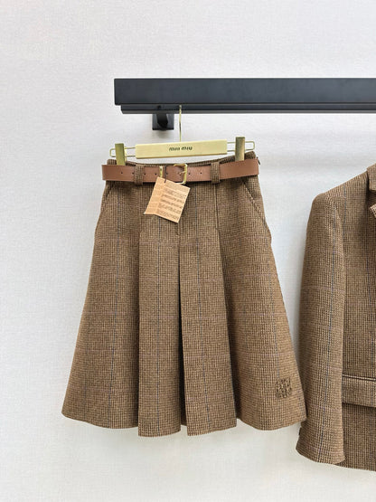 Miu 25fw pleated skirt