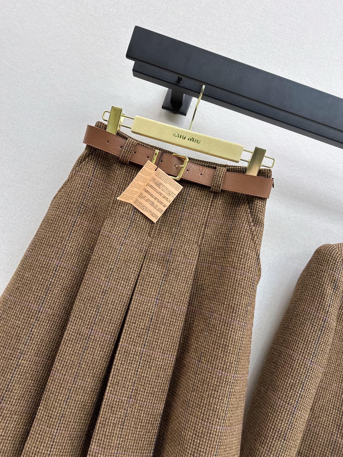 Miu 25fw pleated skirt