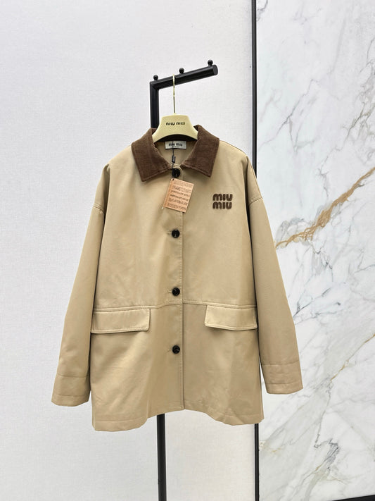 Miu 25fw trench coat