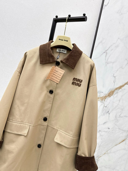 Miu 25fw trench coat