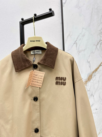 Miu 25fw trench coat