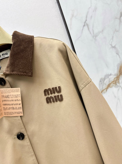 Miu 25fw trench coat
