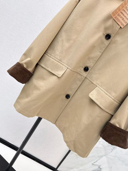 Miu 25fw trench coat