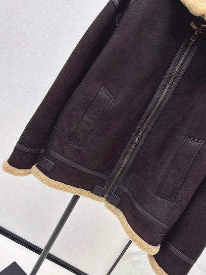 Loe 25fw leather jacket