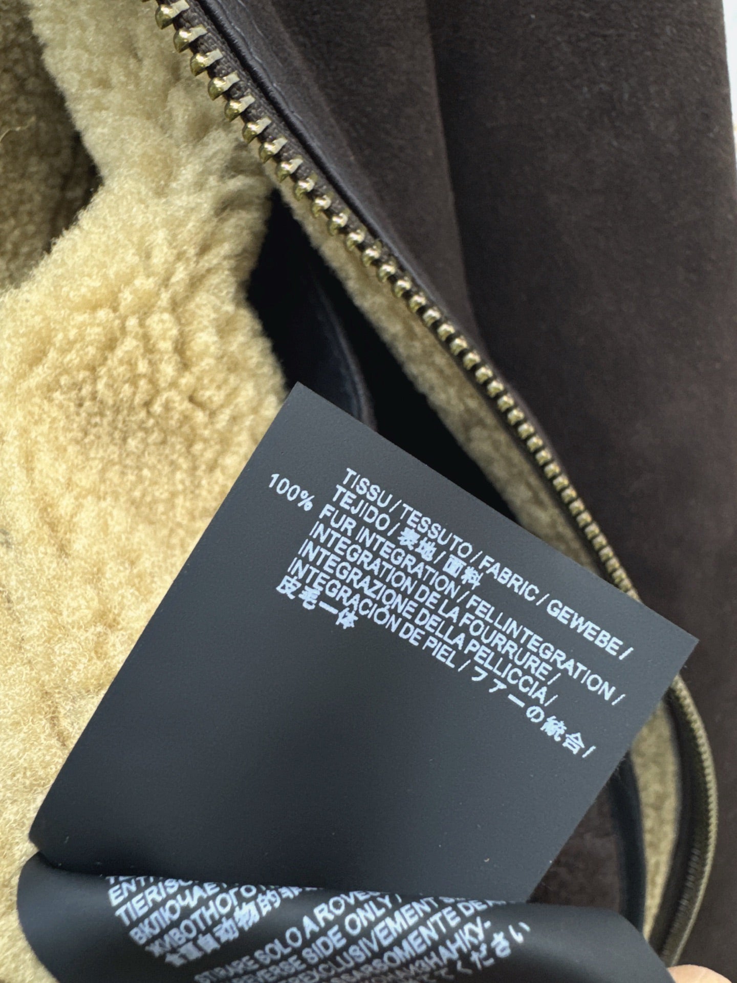 Loe 25fw leather jacket