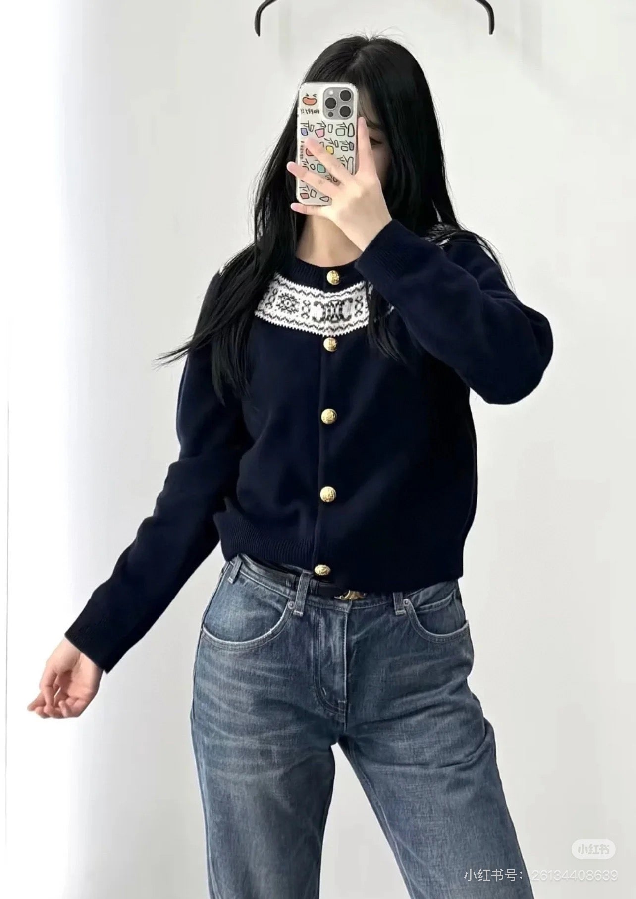 Celi 25fw cashmere cardigan