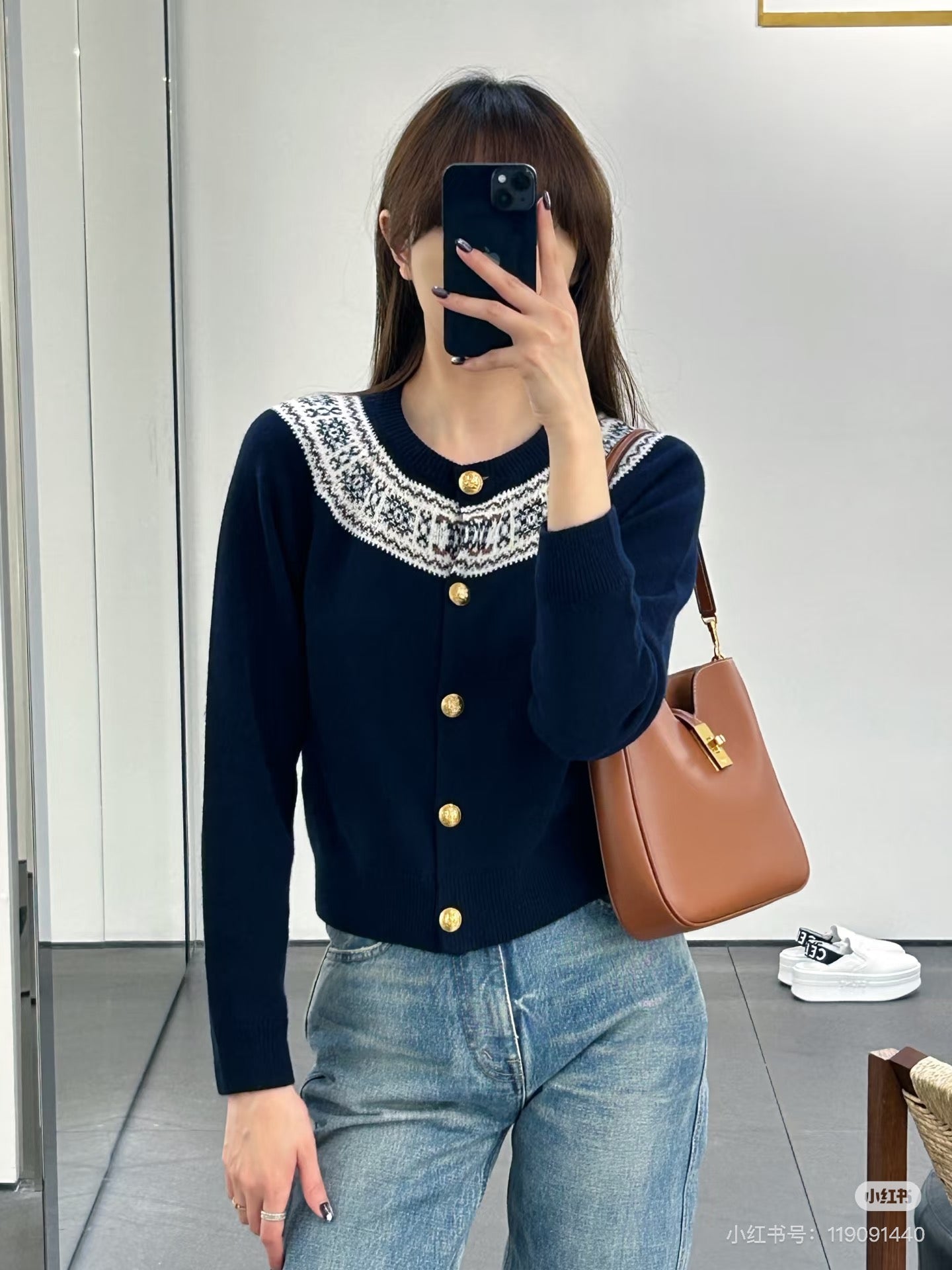 Celi 25fw cashmere cardigan