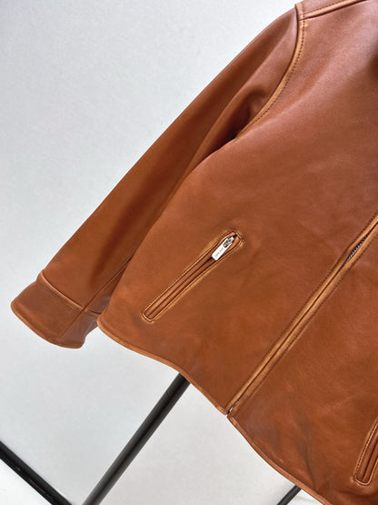 Miu 25fw leather jacket