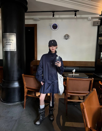 Celi 25fw pleated jacket