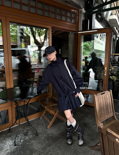 Celi 25fw pleated jacket