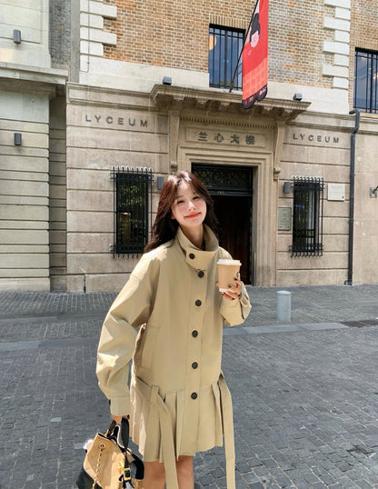 Celi 25fw pleated jacket