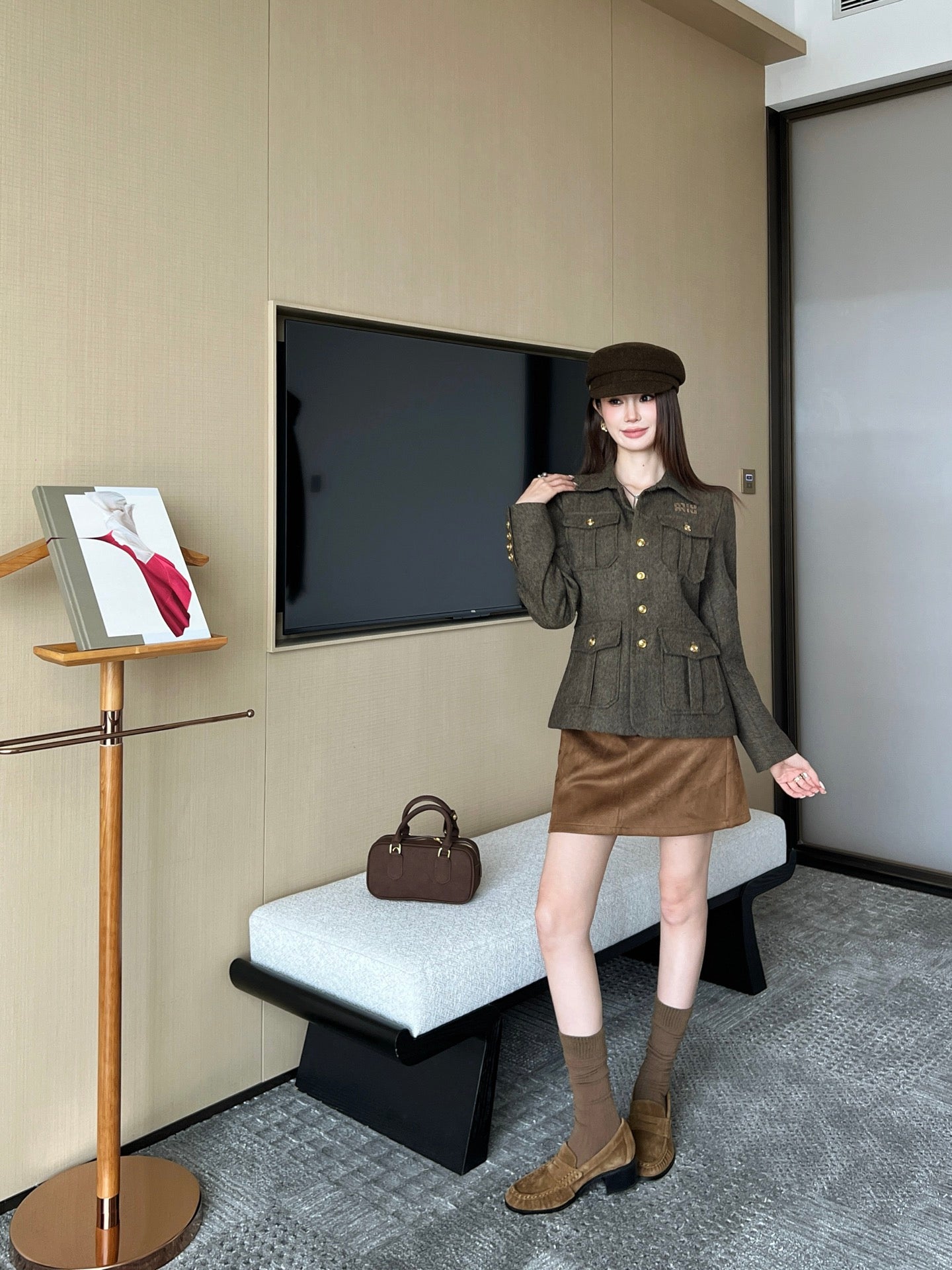 Miu 25fw jacket