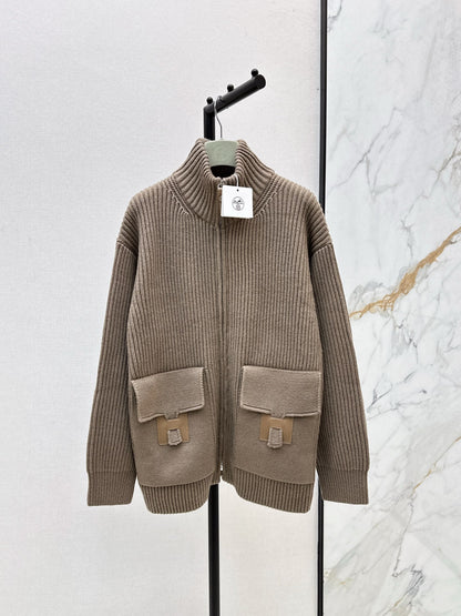 Herm 25fw wool knit jacket