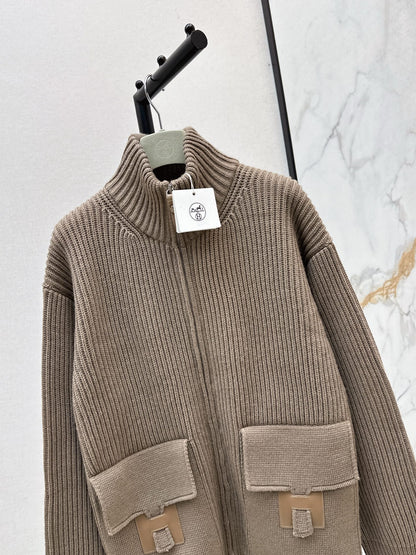 Herm 25fw wool knit jacket
