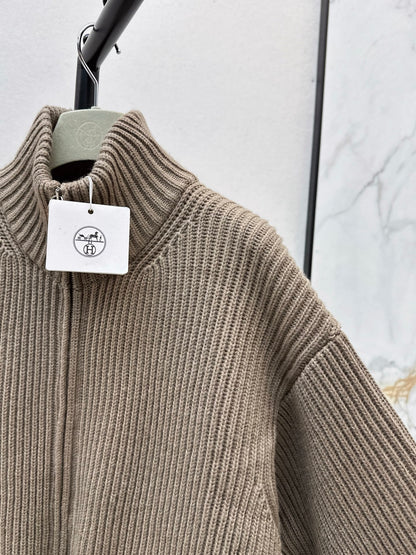Herm 25fw wool knit jacket
