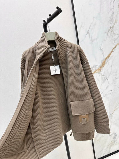 Herm 25fw wool knit jacket