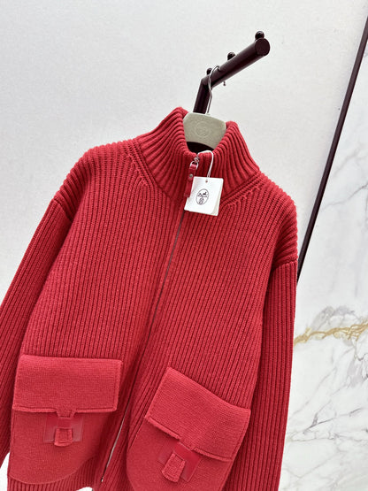 Herm 25fw wool knit jacket