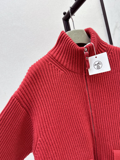 Herm 25fw wool knit jacket