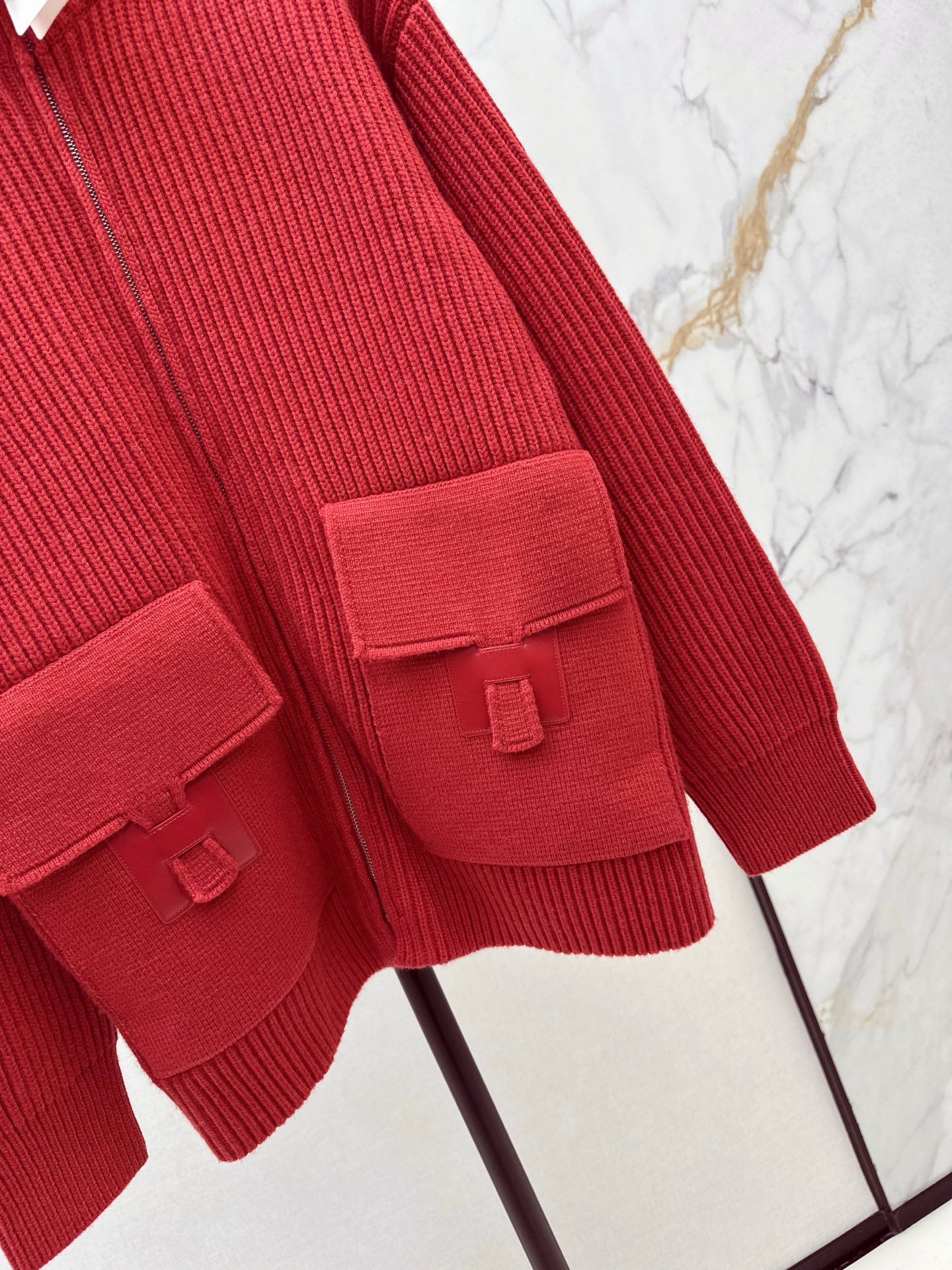 Herm 25fw wool knit jacket