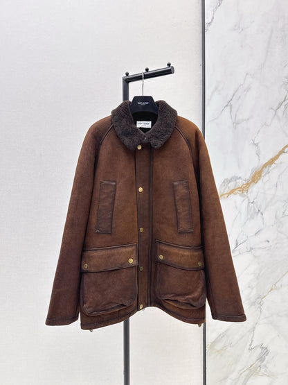 Saint 25fw fur jacket
