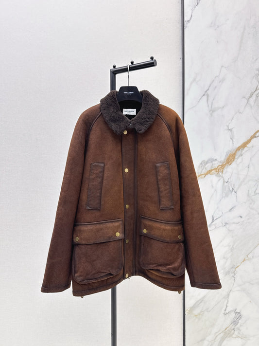 Saint 25fw fur jacket