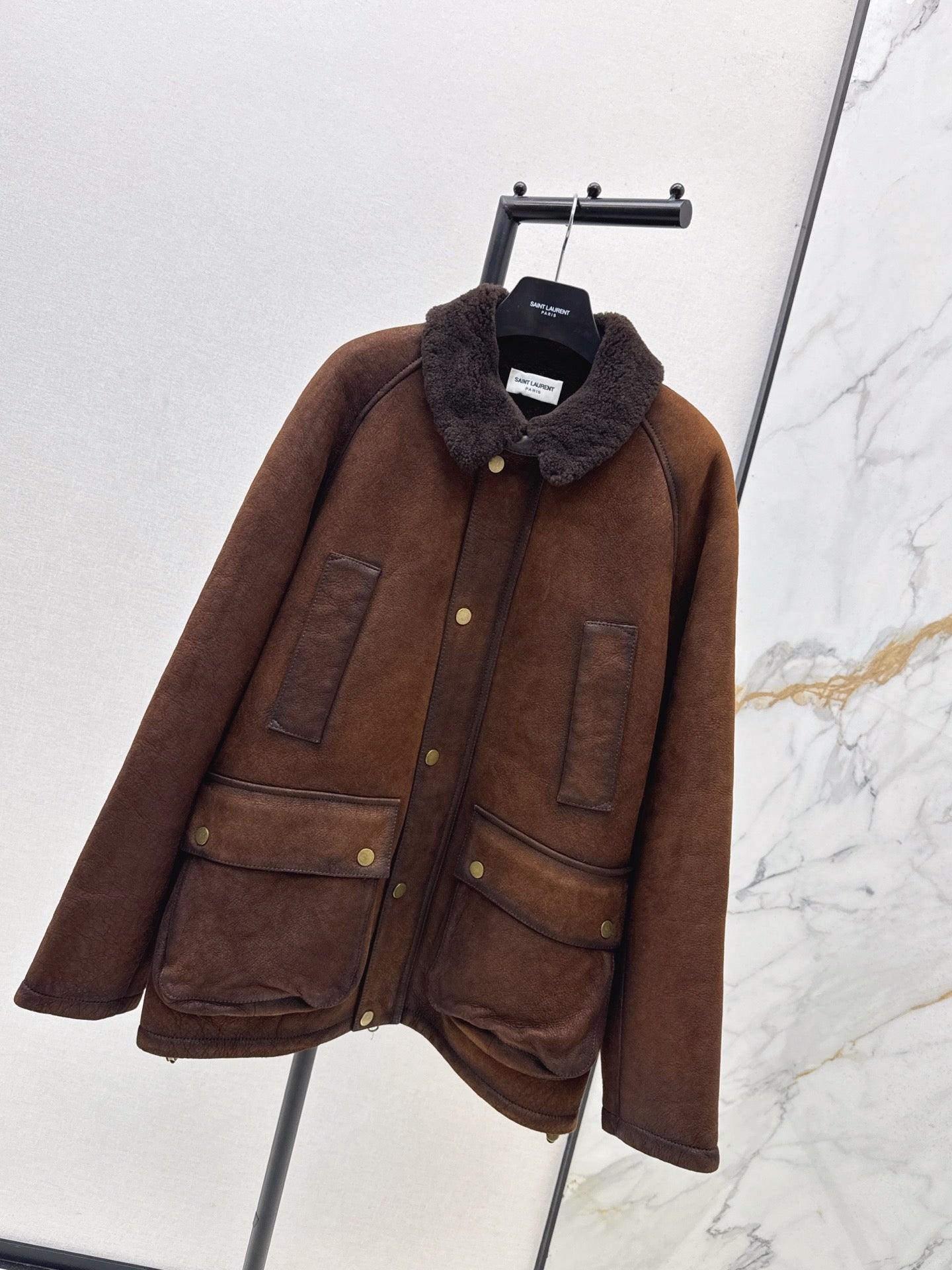 Saint 25fw fur jacket