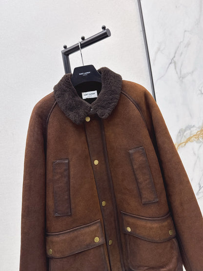 Saint 25fw fur jacket