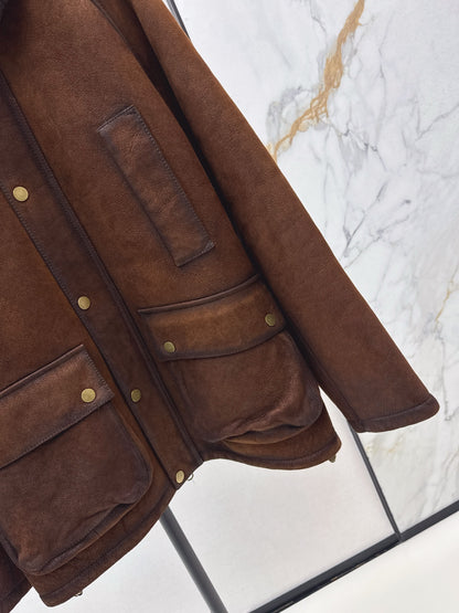 Saint 25fw fur jacket