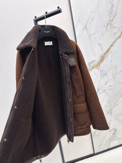 Saint 25fw fur jacket