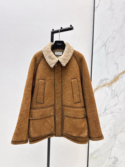 Saint 25fw fur jacket