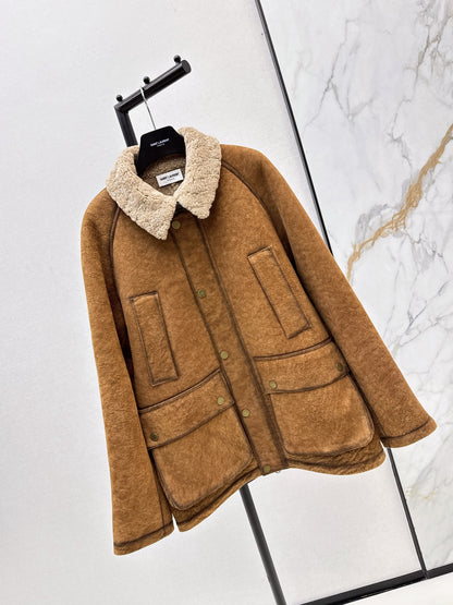 Saint 25fw fur jacket