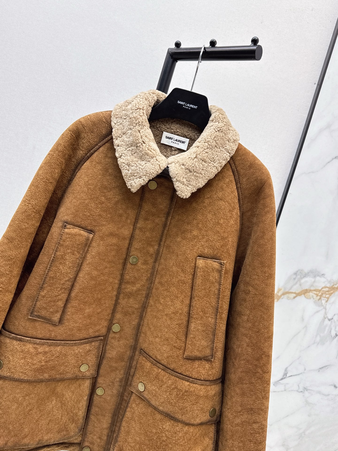 Saint 25fw fur jacket