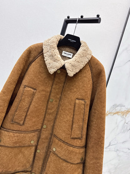 Saint 25fw fur jacket
