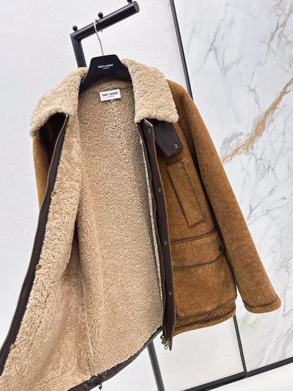 Saint 25fw fur jacket