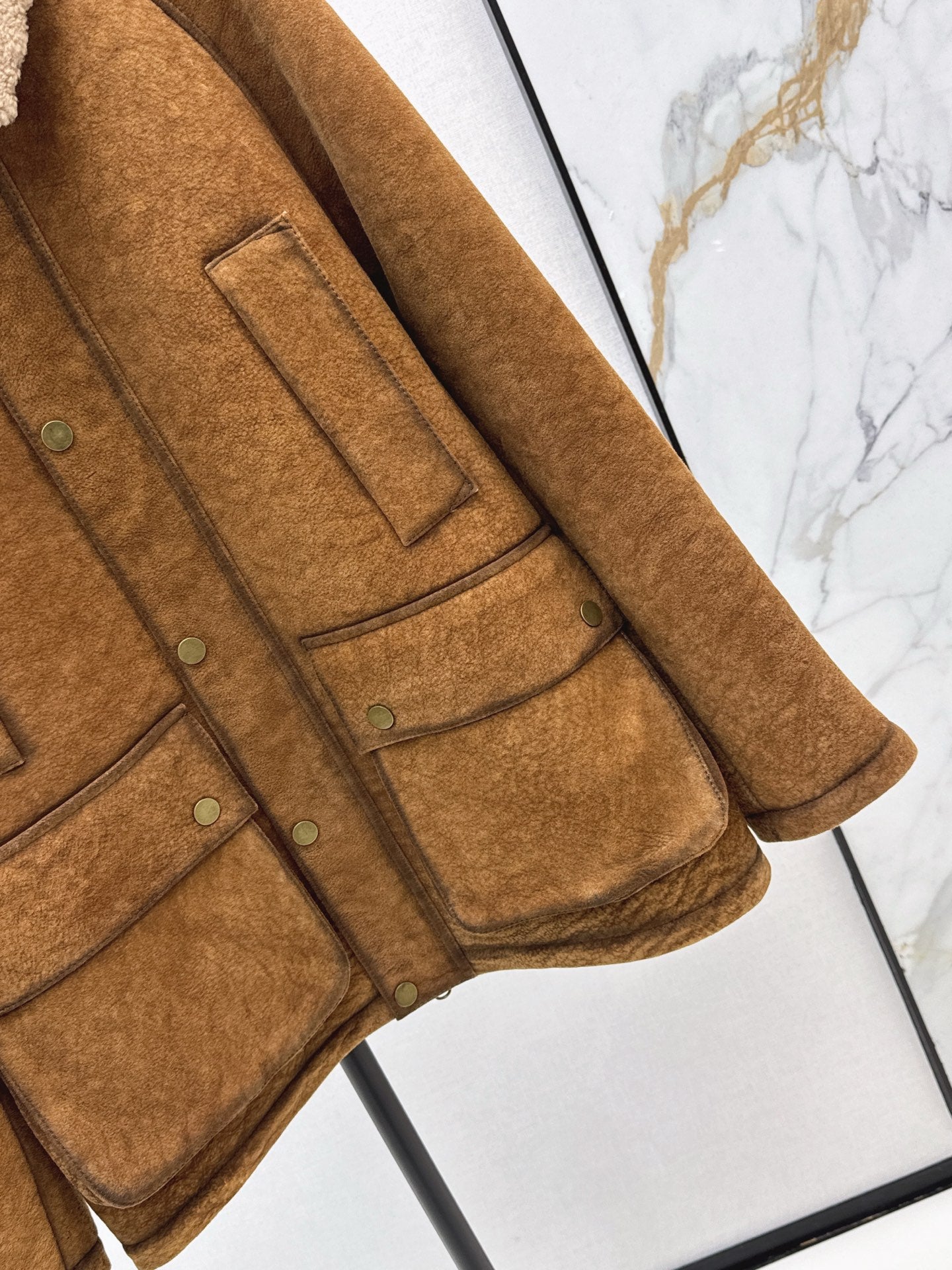Saint 25fw fur jacket