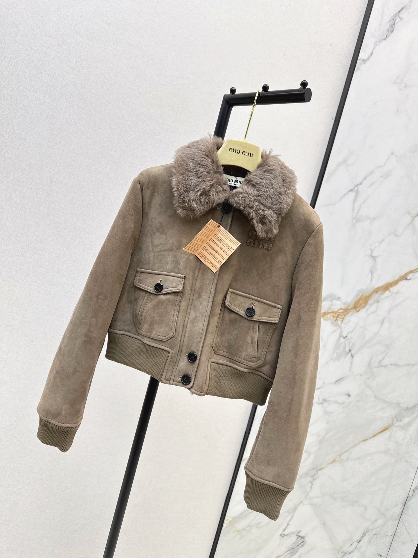 Miu 25fw fur jacket