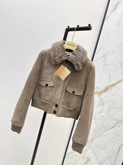 Miu 25fw fur jacket