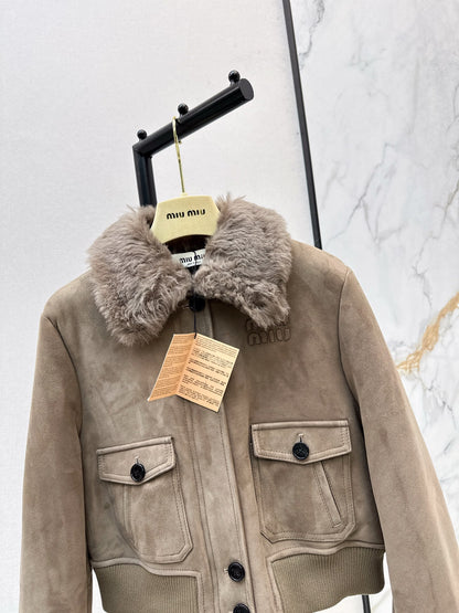 Miu 25fw fur jacket