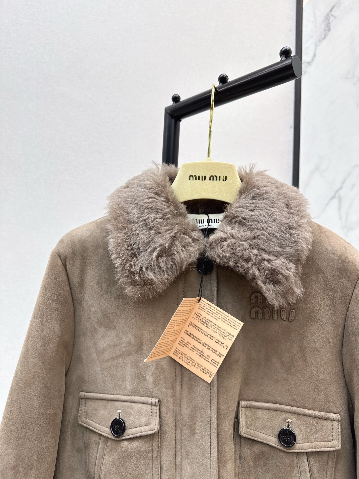 Miu 25fw fur jacket