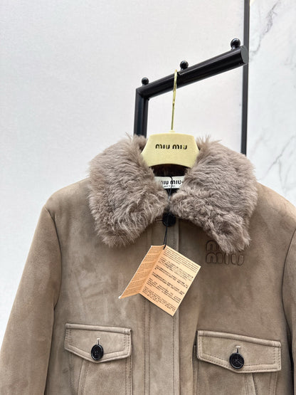 Miu 25fw fur jacket