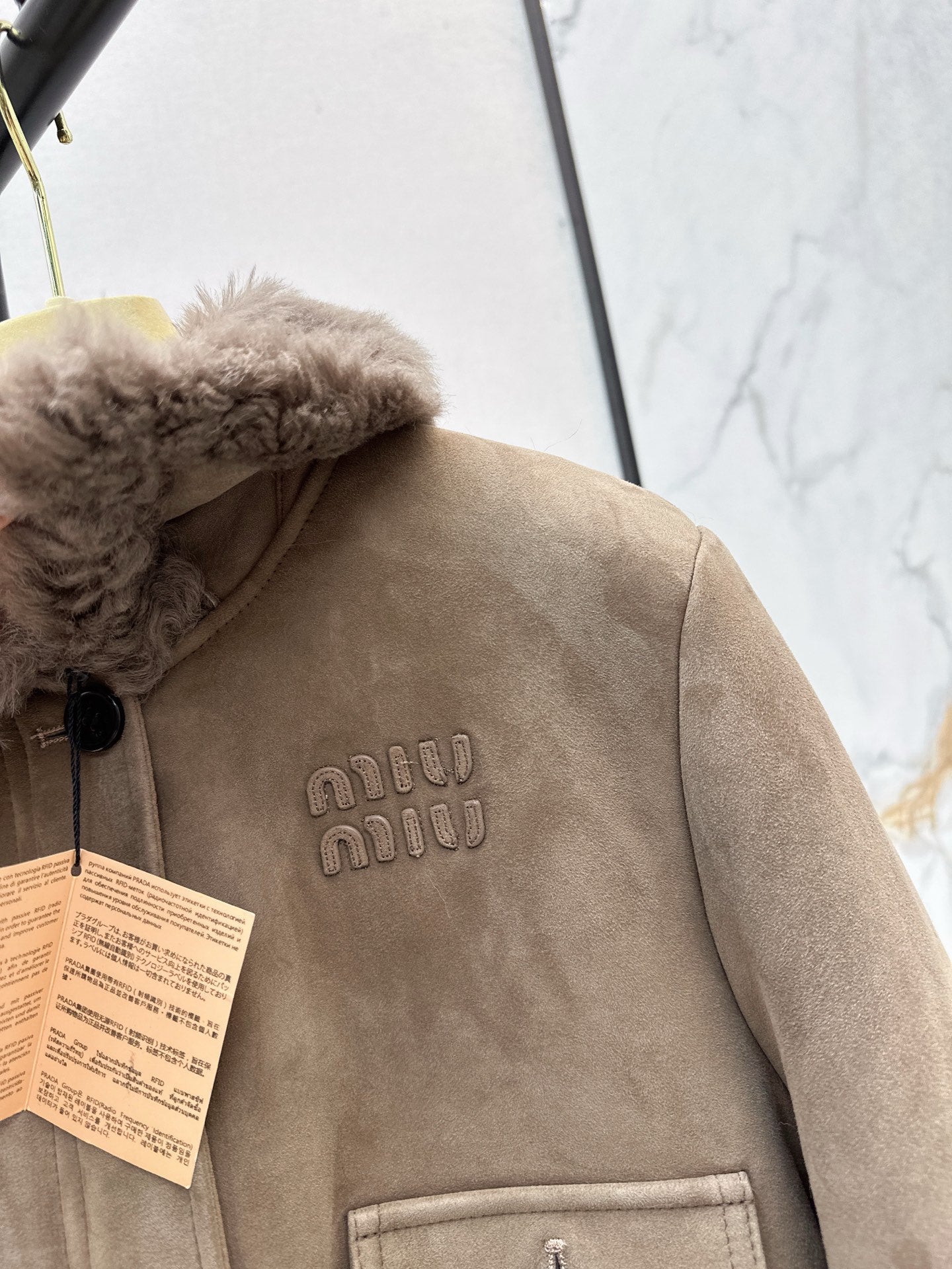 Miu 25fw fur jacket