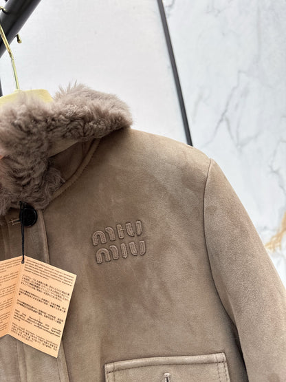 Miu 25fw fur jacket