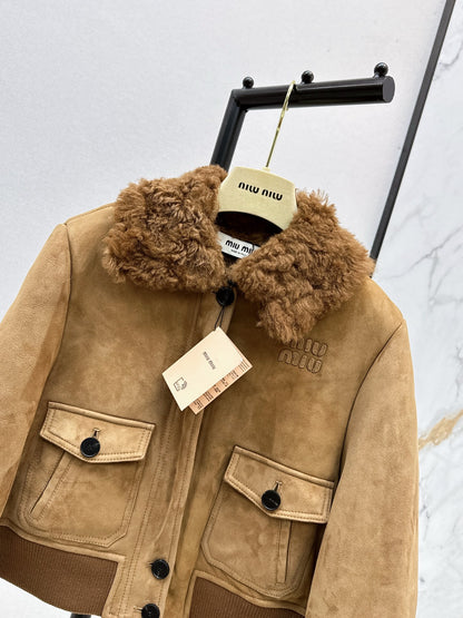 Miu 25fw fur jacket