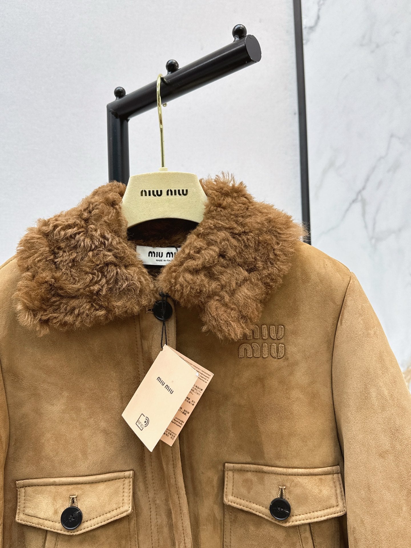 Miu 25fw fur jacket