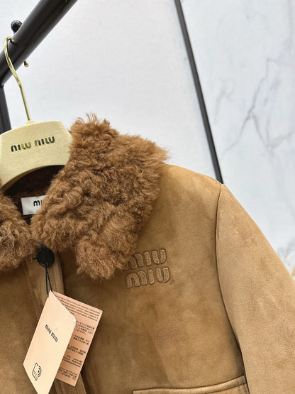 Miu 25fw fur jacket