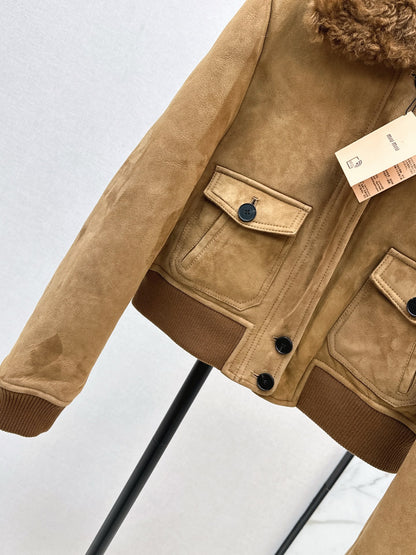 Miu 25fw fur jacket