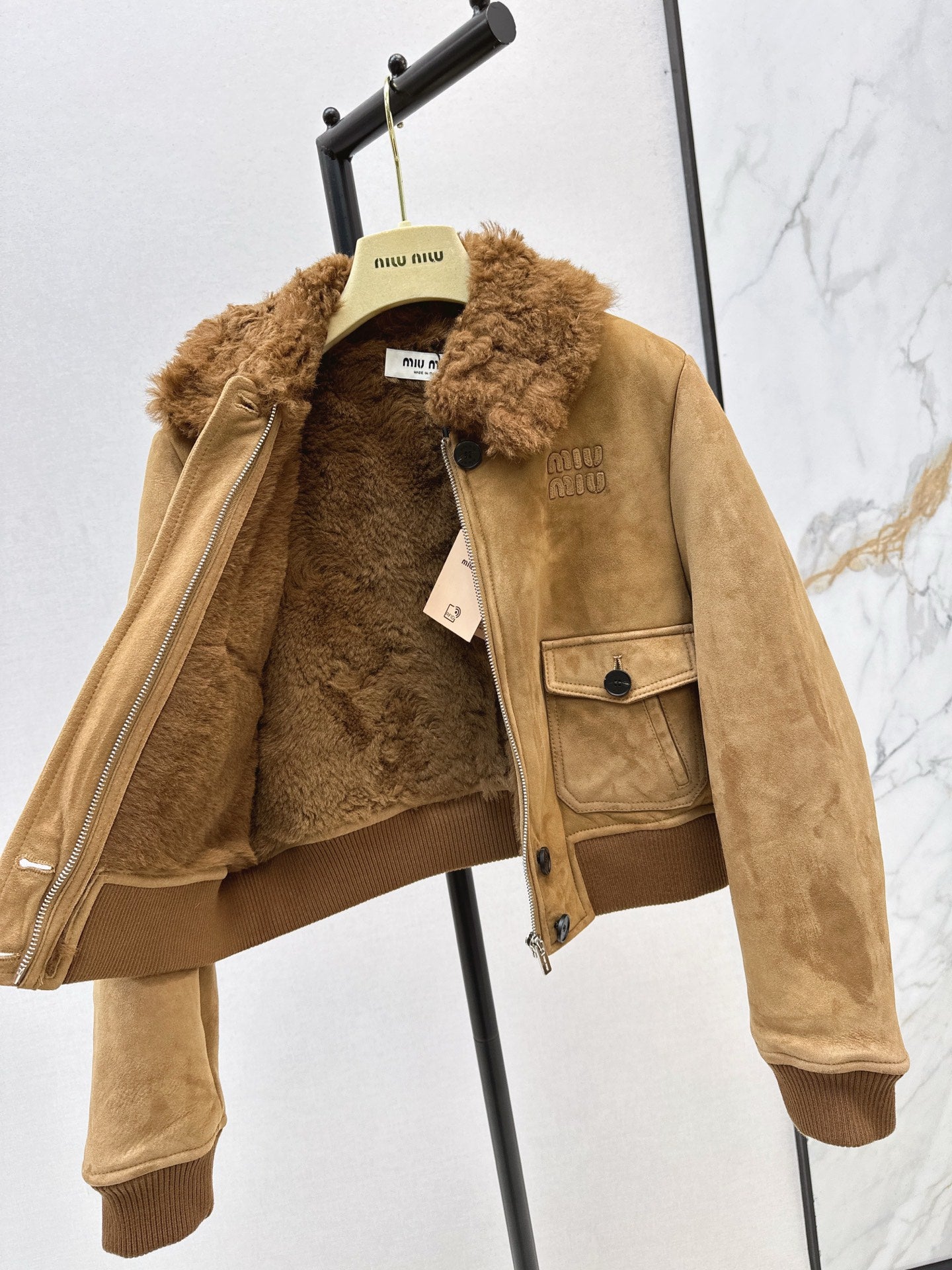 Miu 25fw fur jacket